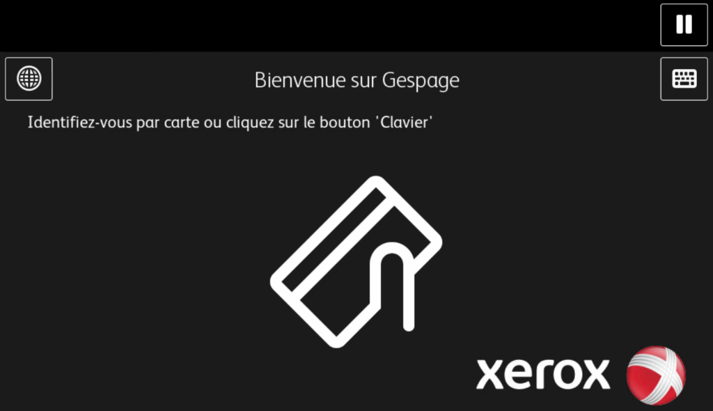 Terminal embarqué Xerox 2 • Gespage