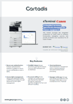 Embedded terminal for MFP CANON 1 • Gespage