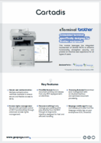 Embedded terminal for MFP BROTHER 1 • Gespage