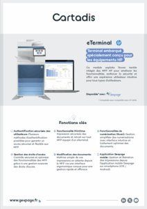 Embedded terminal for MFP HP 1 • Gespage
