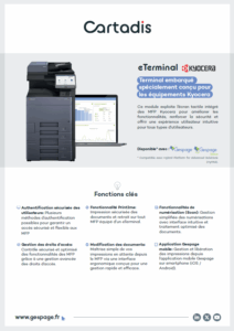 Embedded terminal for MFP KYOCERA 1 • Gespage