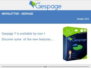 Newsletter Gespage October 2015 3 • Gespage