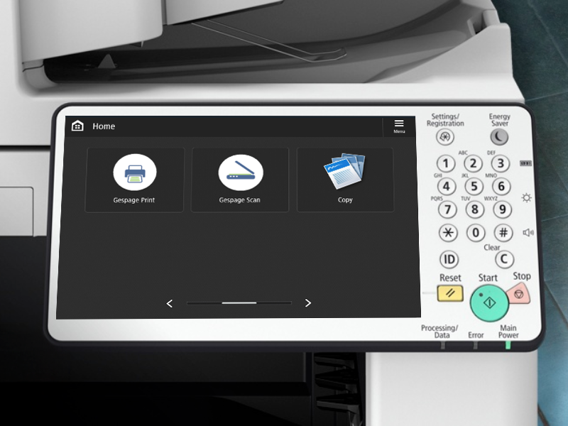 Canon Embedded Terminal 2 • Gespage