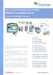 GESPAGE export equipment french documentation 1 • Gespage