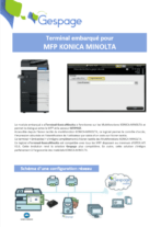Embedded terminal for MFP KONICA-MINOLTA 2 • Gespage